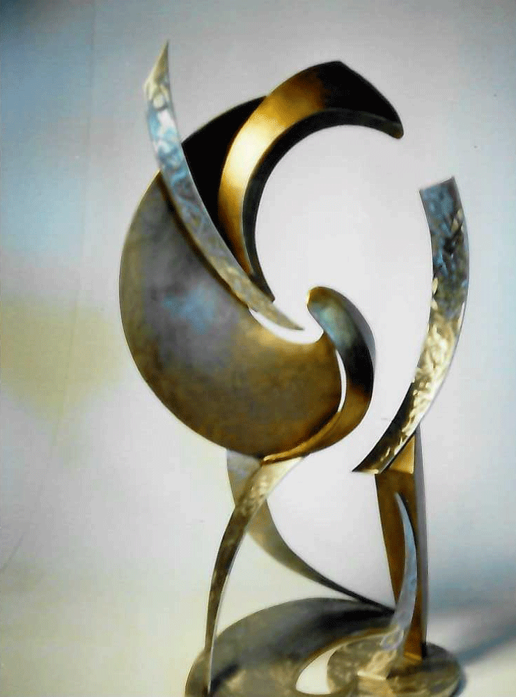 Mixed Media Sculpture Manatee by Richard Bergen