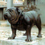 Drake University Mascot Bronze Bulldog Artist Richard Bergen